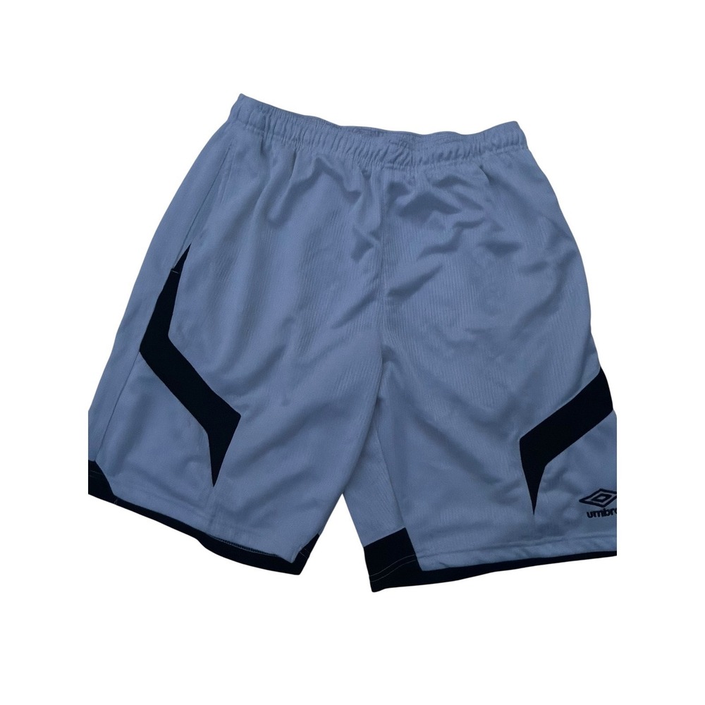 Blokecore Mens Umbro Athletic Soccer Shorts L Blue Black